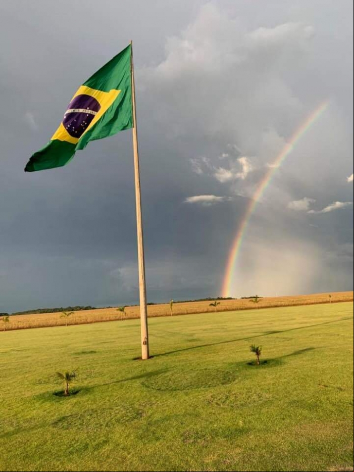 Chuva em área de Mato Grosso. Envio de Amadeu Rampazzi